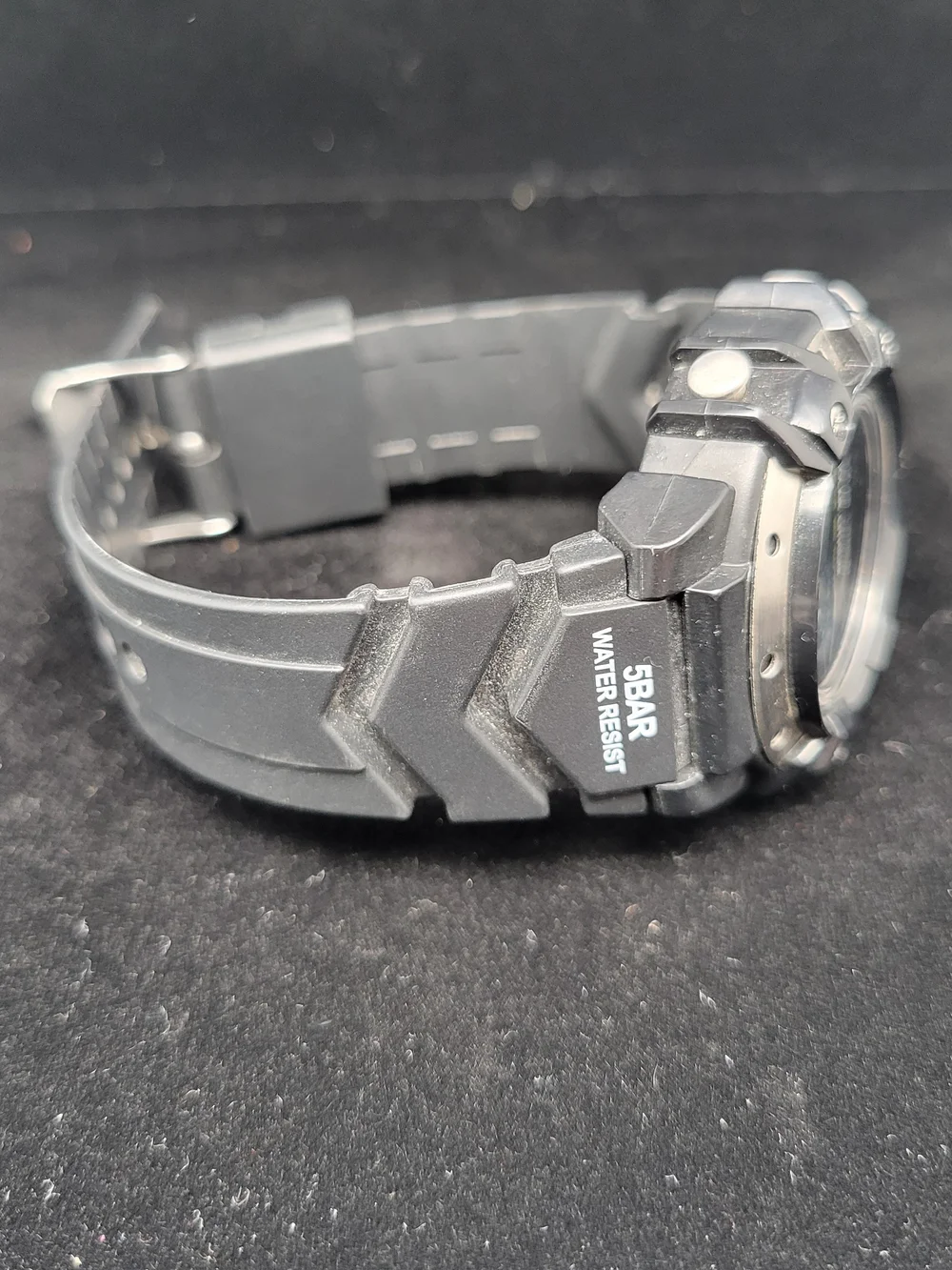 Digital Solar Lithium Sports Watch - Black